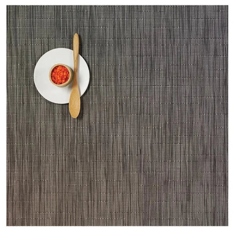 Square Placemat - Bamboo in Gray Flannel