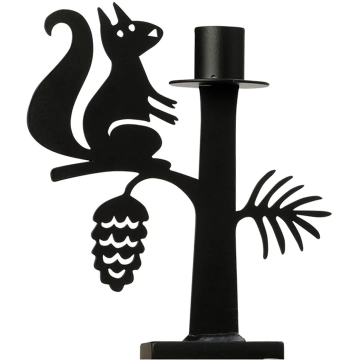 Candle Holder, Squirrel