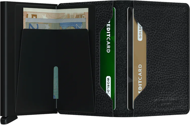 Slimwallet Veg Black-Black, by Secrids