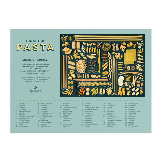 The Art of Pasta, 1000 piece puzzle