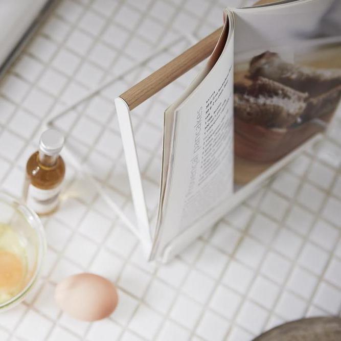 White Tosca Cookbook Stand