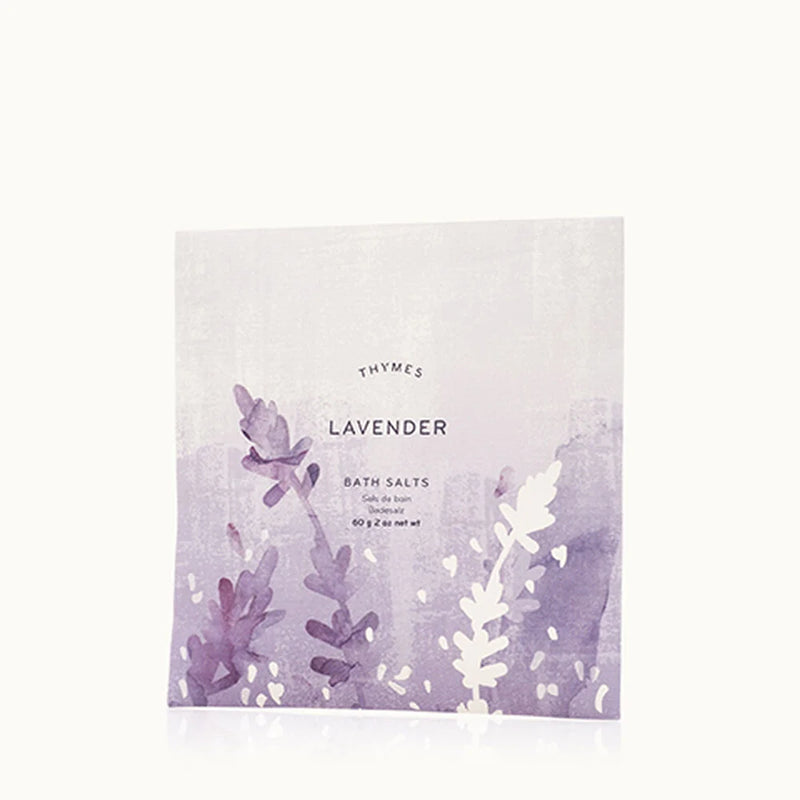 Thymes, Lavender Foaming Bath Salts Envelope