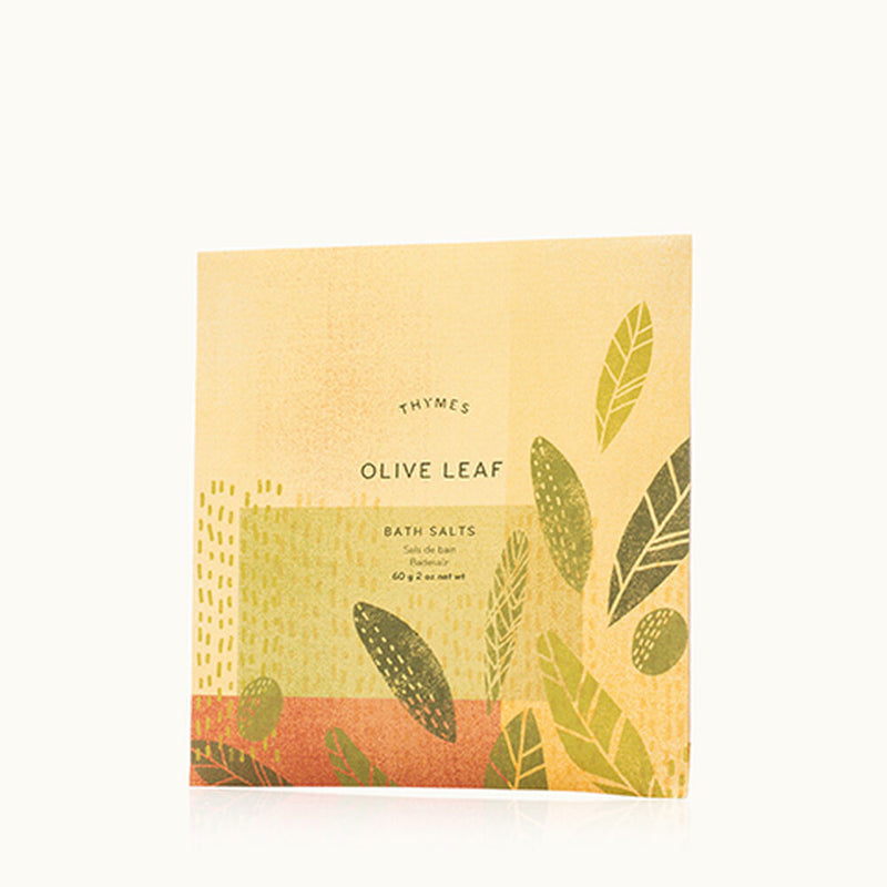 Thymes, Olive Leaf Foaming Bath Salts Envelope