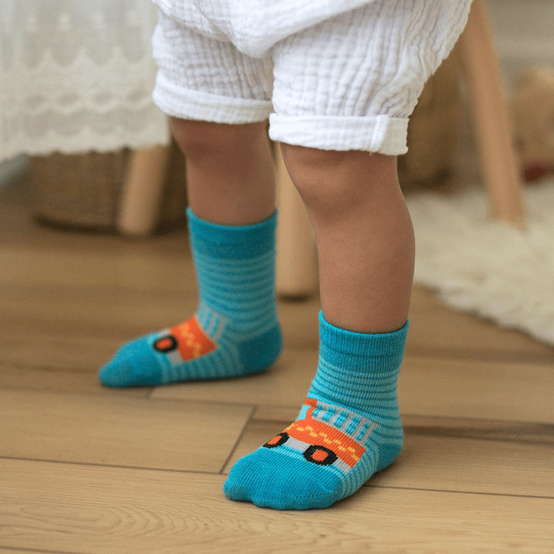 On The Move Toddler Socks, Organic Cotton