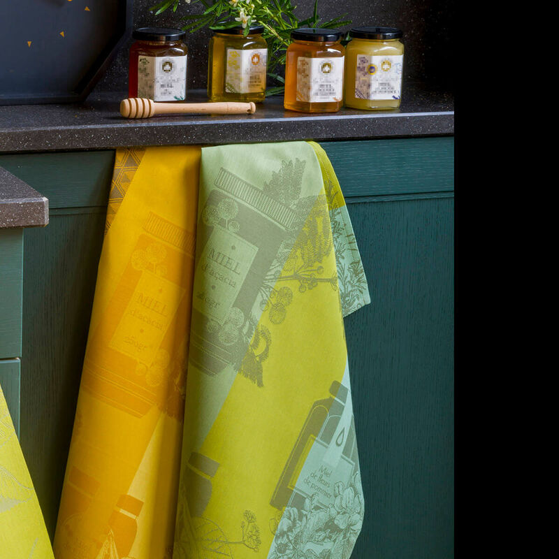 Le Jacquard Francais, Miel en Pot Tea Towel