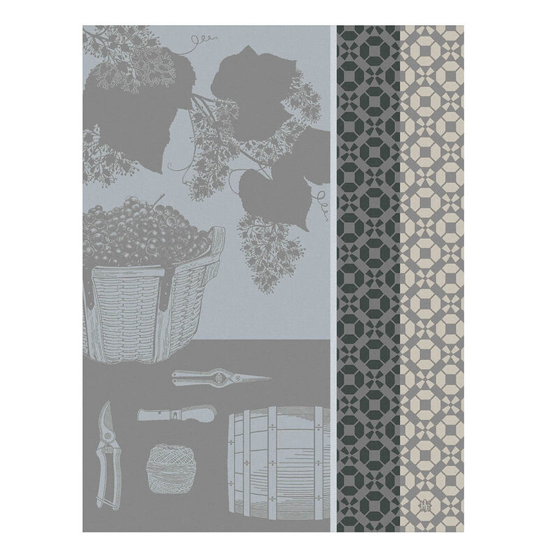 Le Jacquard Francais, Vin en Grappe Tea Towel
